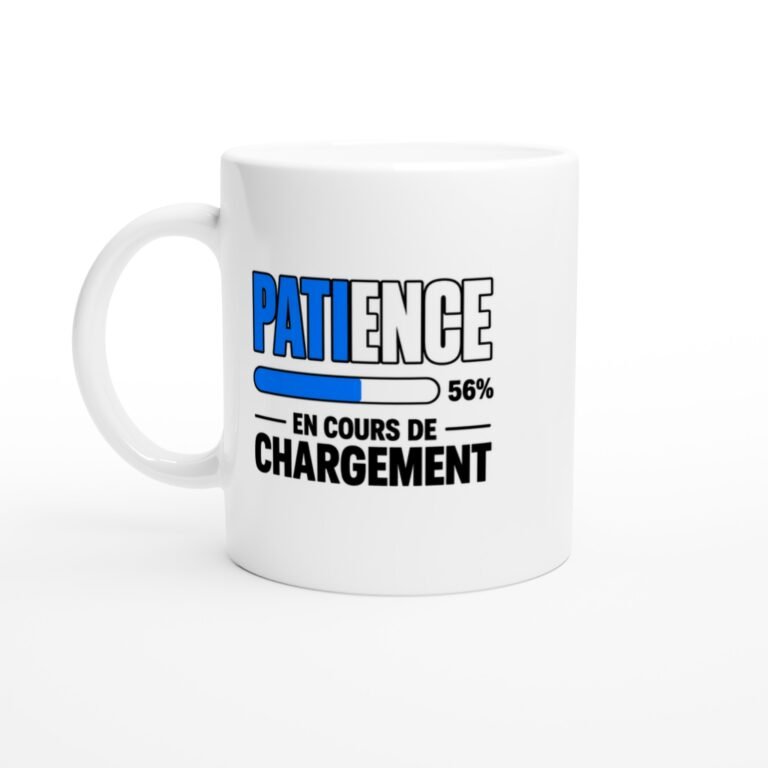 Mug Patience 56 pour cent en Cours de Chargement