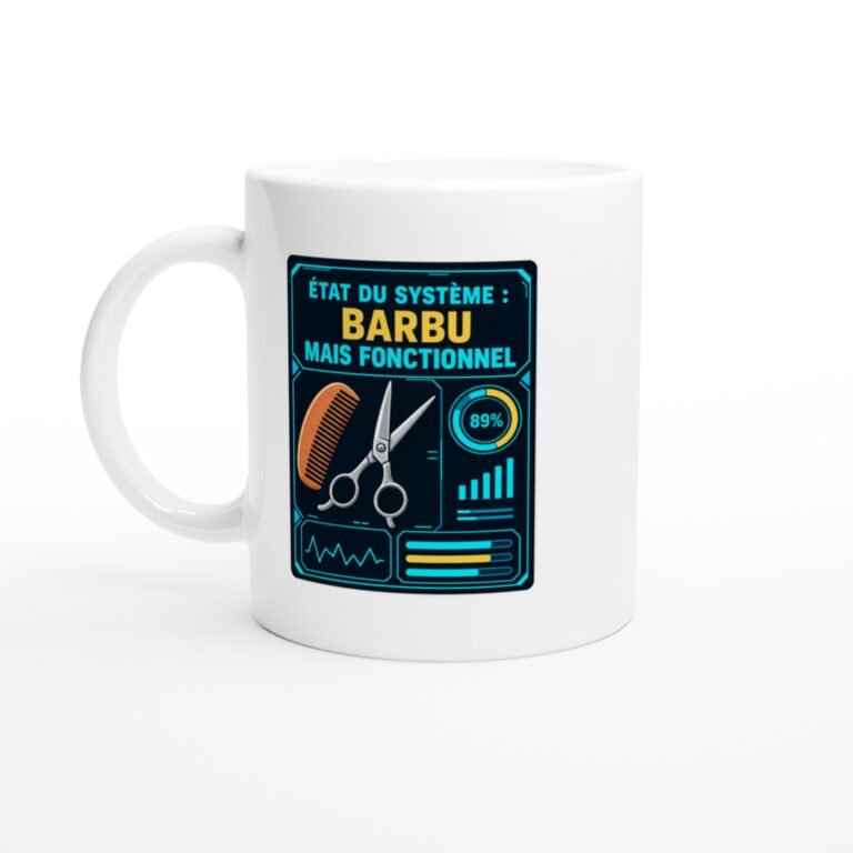 Mug État du Système Barbu Mais Fonctionnel