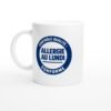 Mug Contrôle Qualité Allergie au Lundi Conforme Bleu Marine