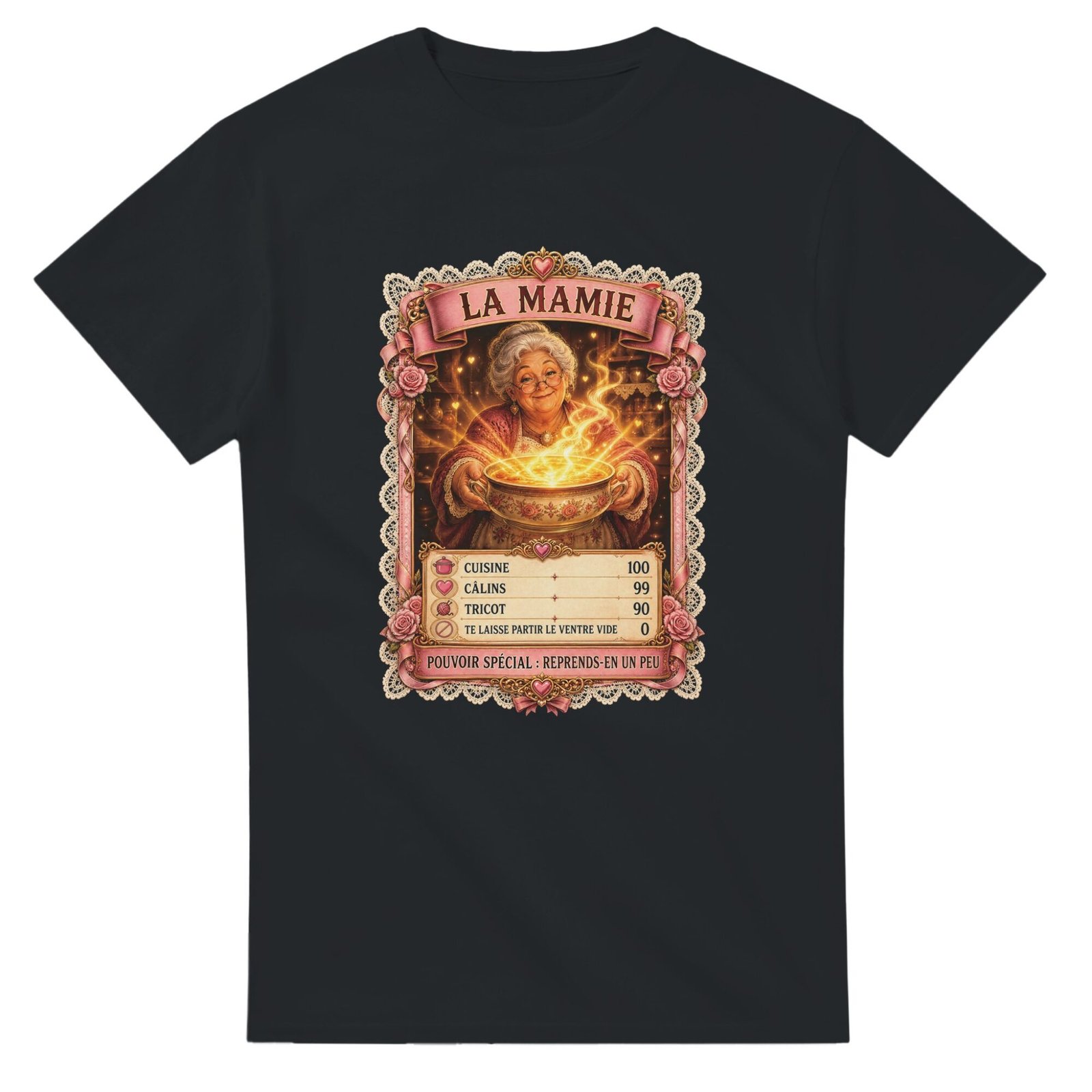 T shirt Mamie Carte Collector Reprends-En un Peu