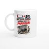 Mug Batterie Faible 5 % Recharger Avec Du Parkour
