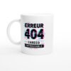 Mug Erreur 404 Cardio Introuvable Bandeau Introuvable