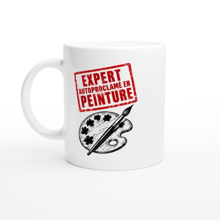Mug Peinture Expert Autoproclamé En Peinture