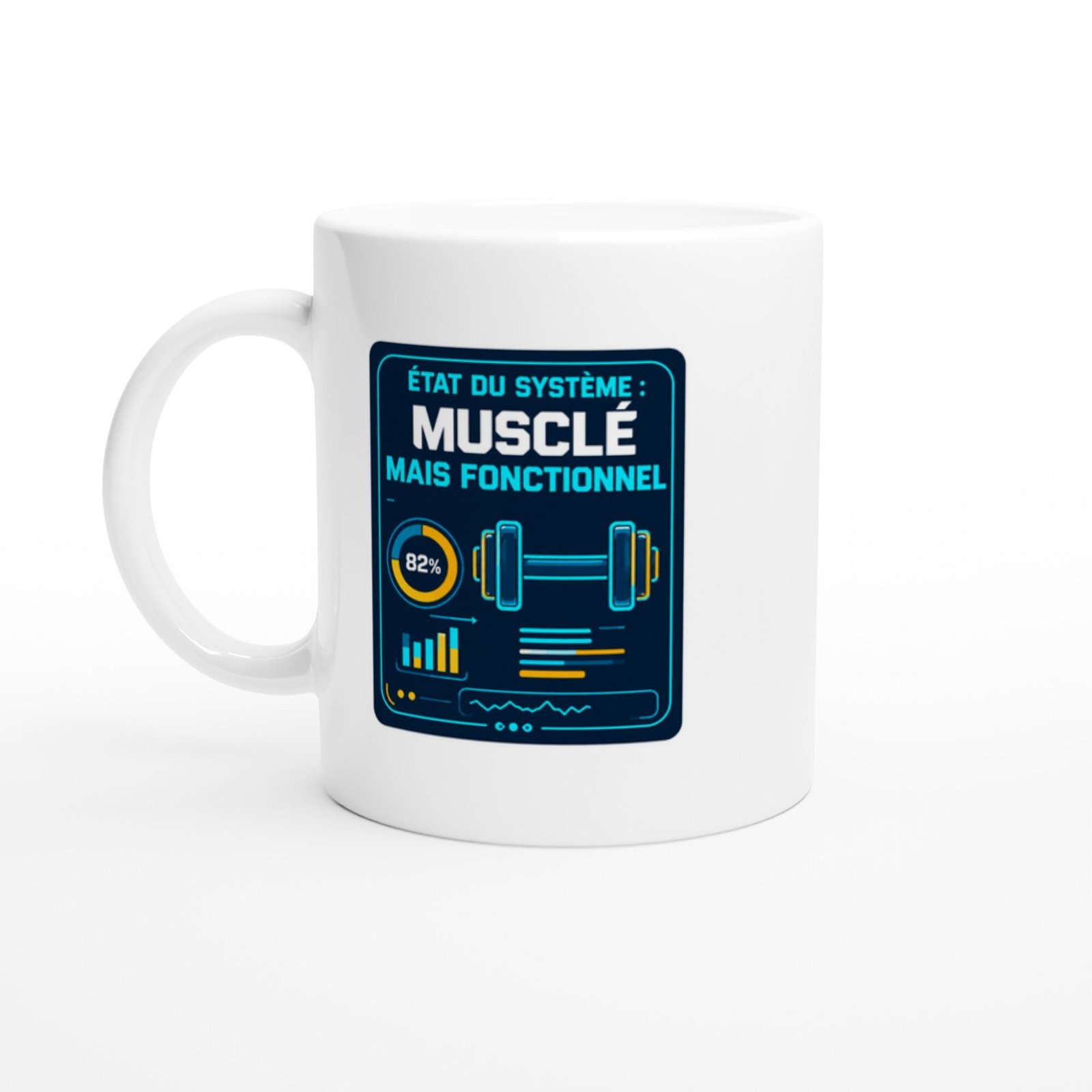 bf2c0131-1704-4c14-9cc9-ed3f11f6d143.jpg Mug État du Système Musclé Mais Fonctionnel