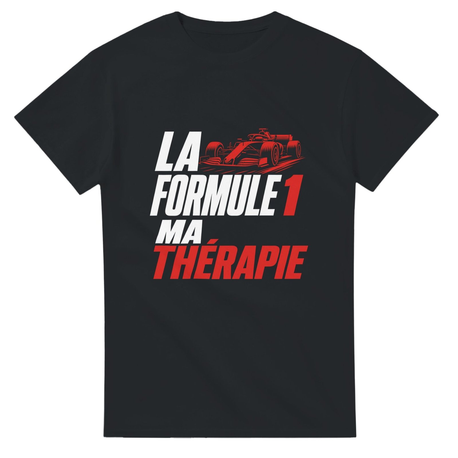 c1e33f4e-0c02-4bd9-829b-043cf578f6a7.jpg T shirt La Formule 1 Ma Thérapie Silhouette Rouge