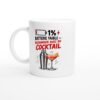 Mug Batterie Faible Recharger Avec Du Cocktail