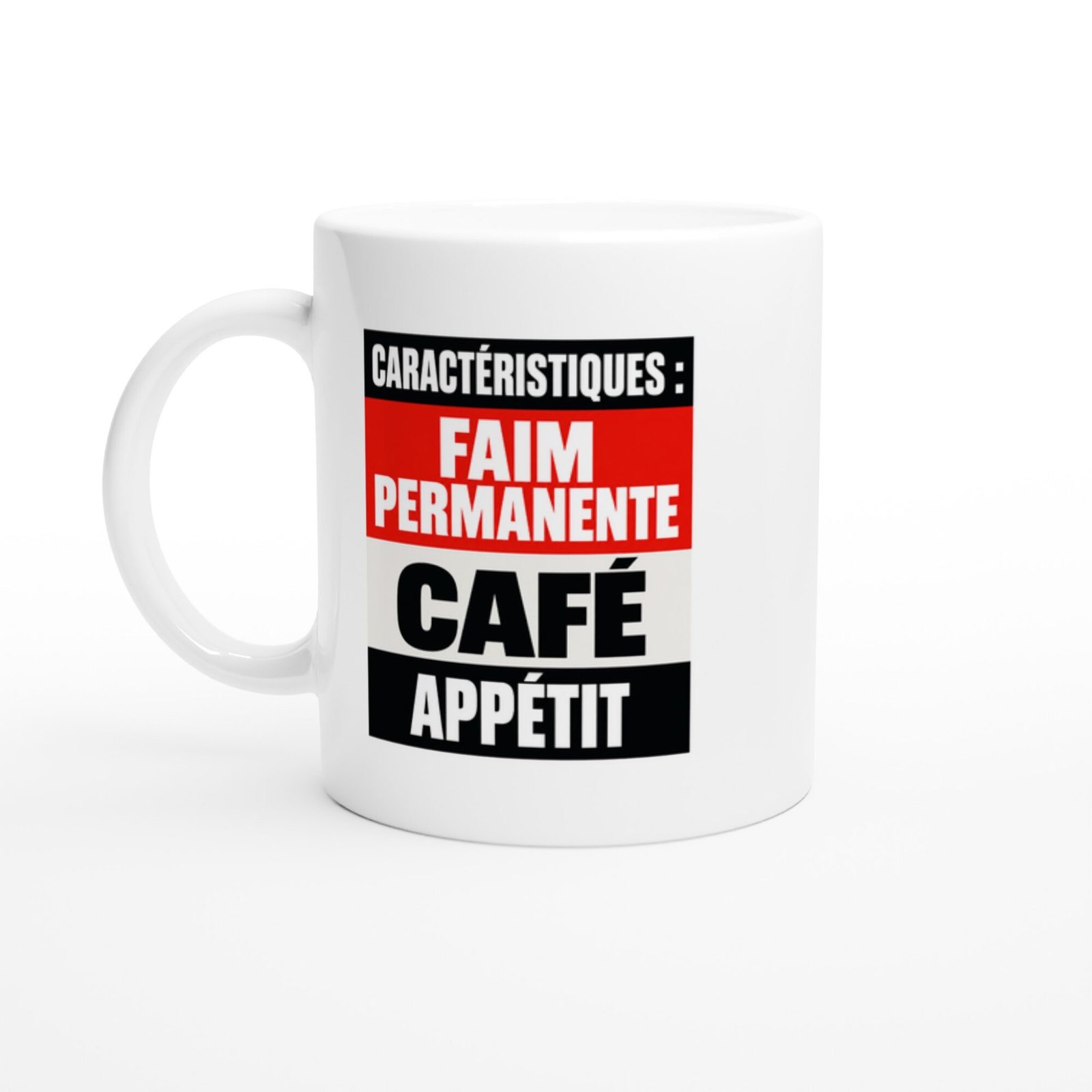 Mug Caractéristiques Faim Permanente Café Appétit