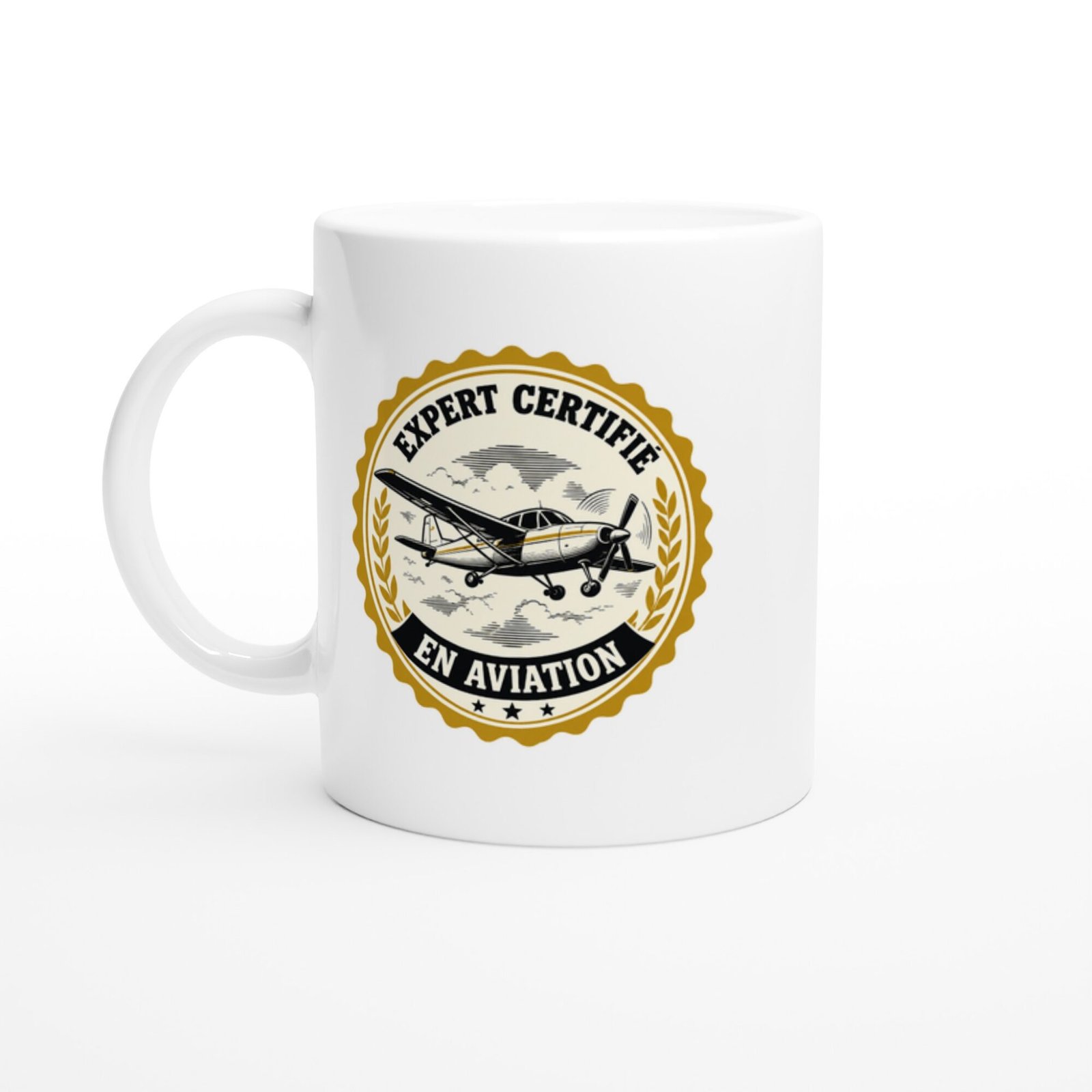 Mug Aviation Expert Certifié En Aviation