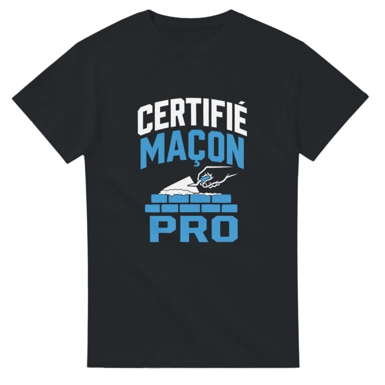 T shirt Certifié Maçon Pro