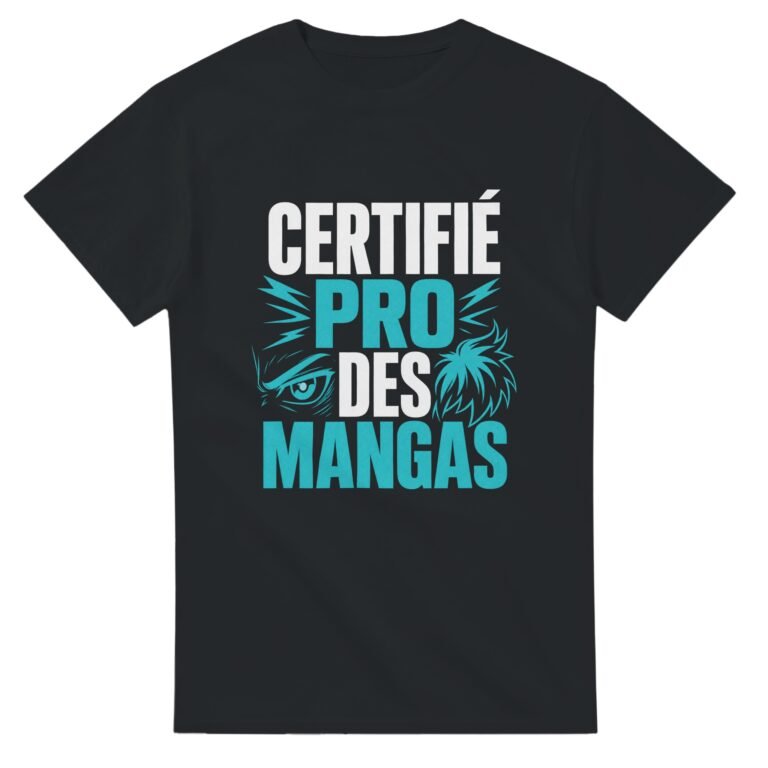 T shirt Certifié Pro des Mangas