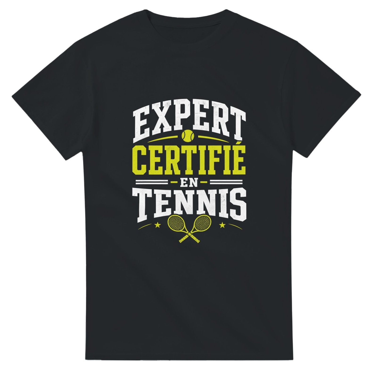 T shirt Expert Certifié en Tennis