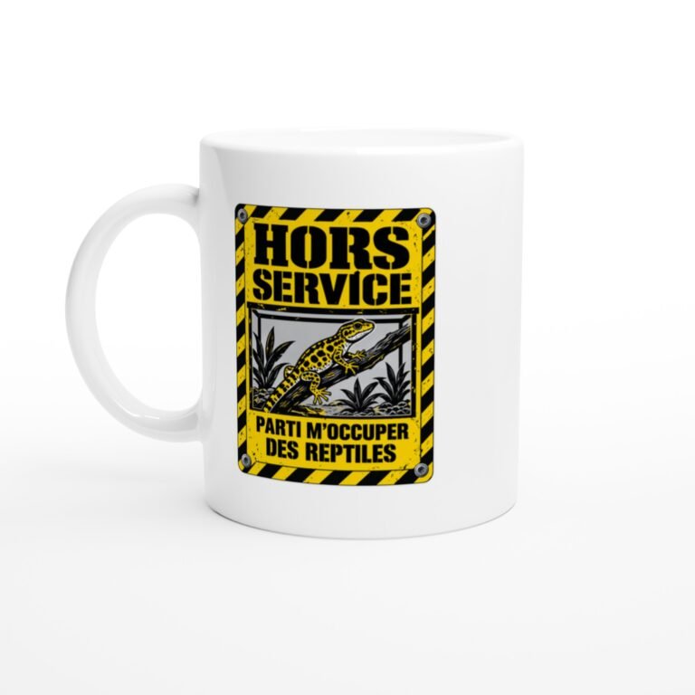 Mug Reptiles Hors Service Parti M'Occuper Des Reptiles