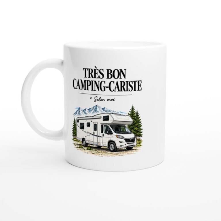 Mug Très Bon Camping-Cariste Selon Moi