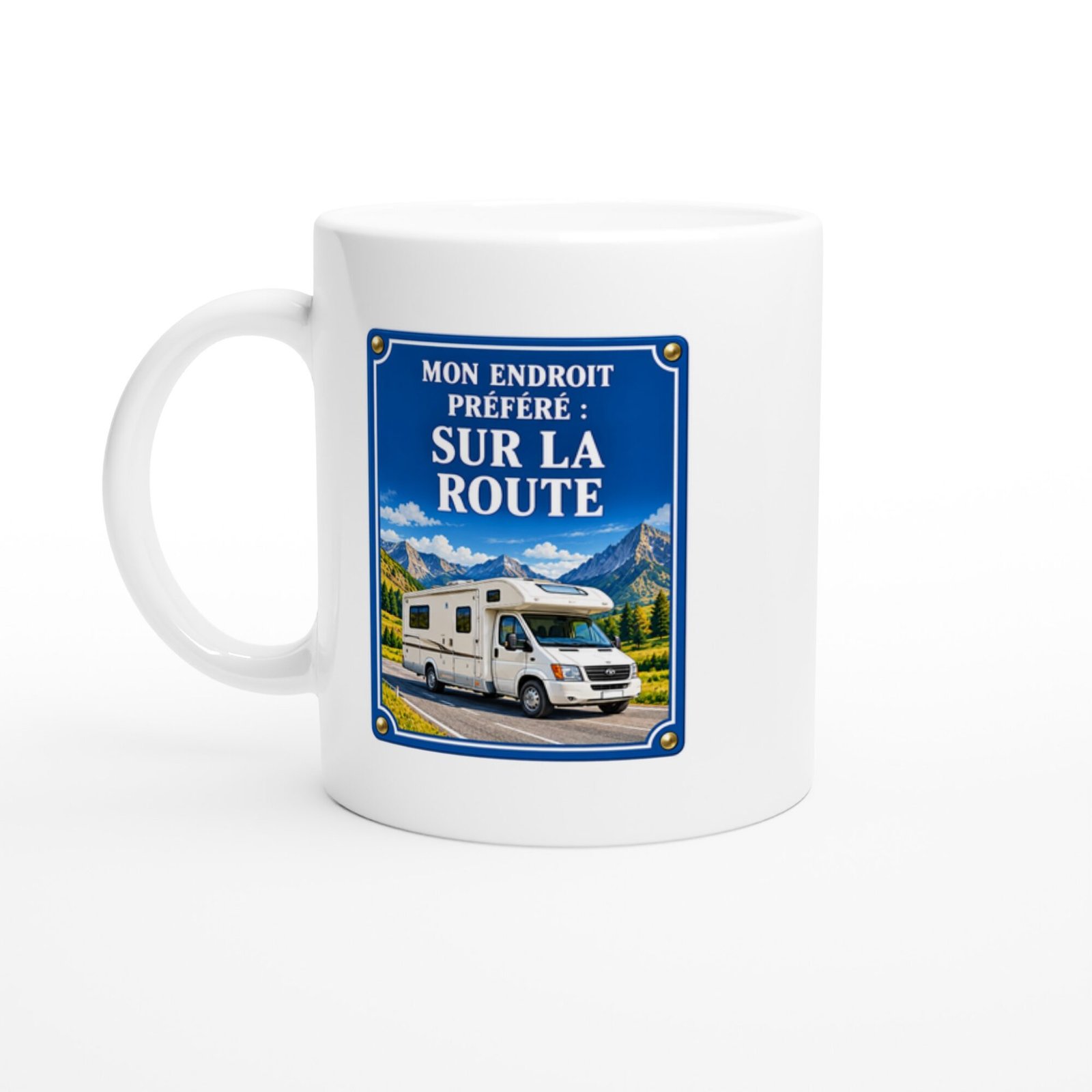 Mug Camping-Car Mon Endroit Préféré Sur La Route