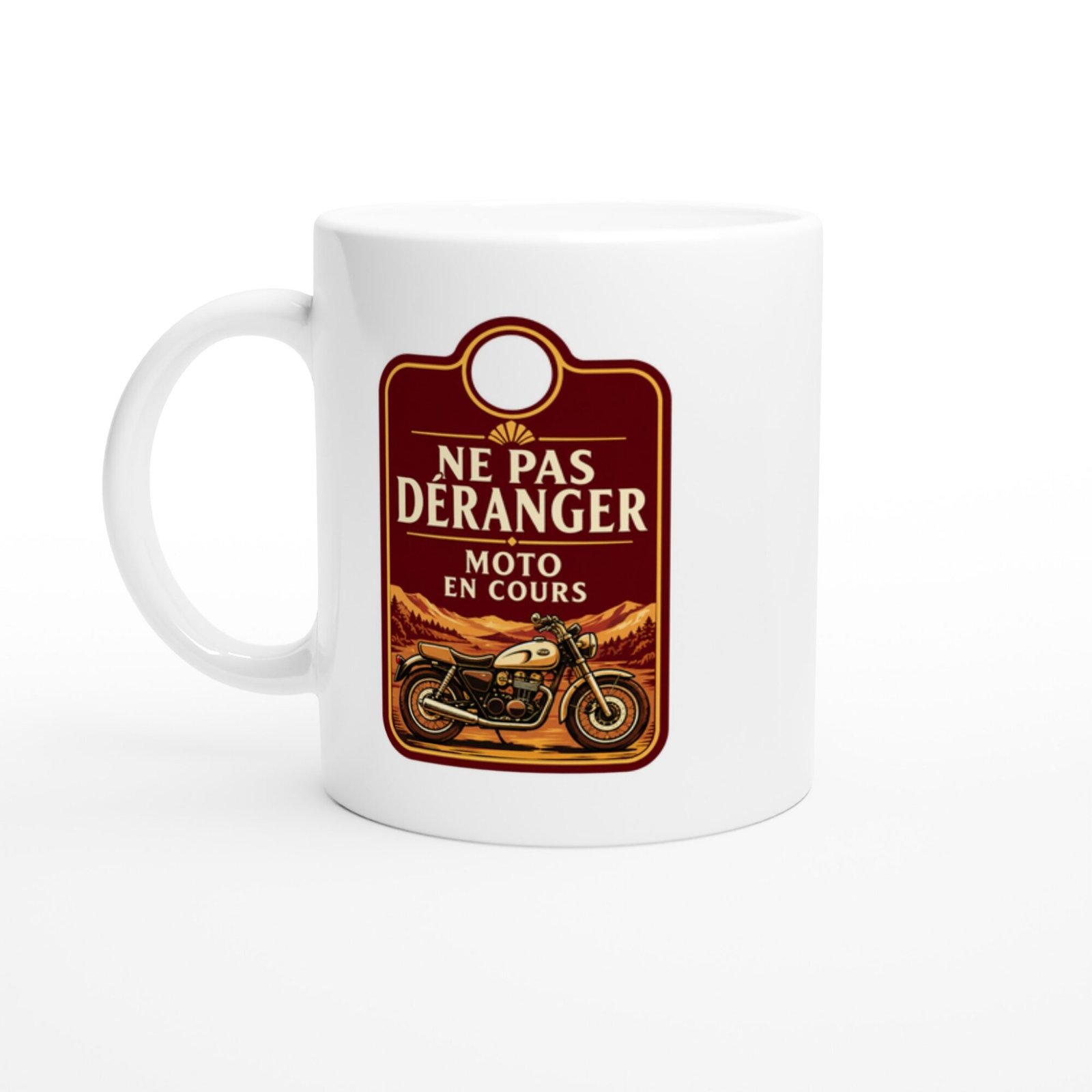 Mug Ne Pas Déranger Moto En Cours