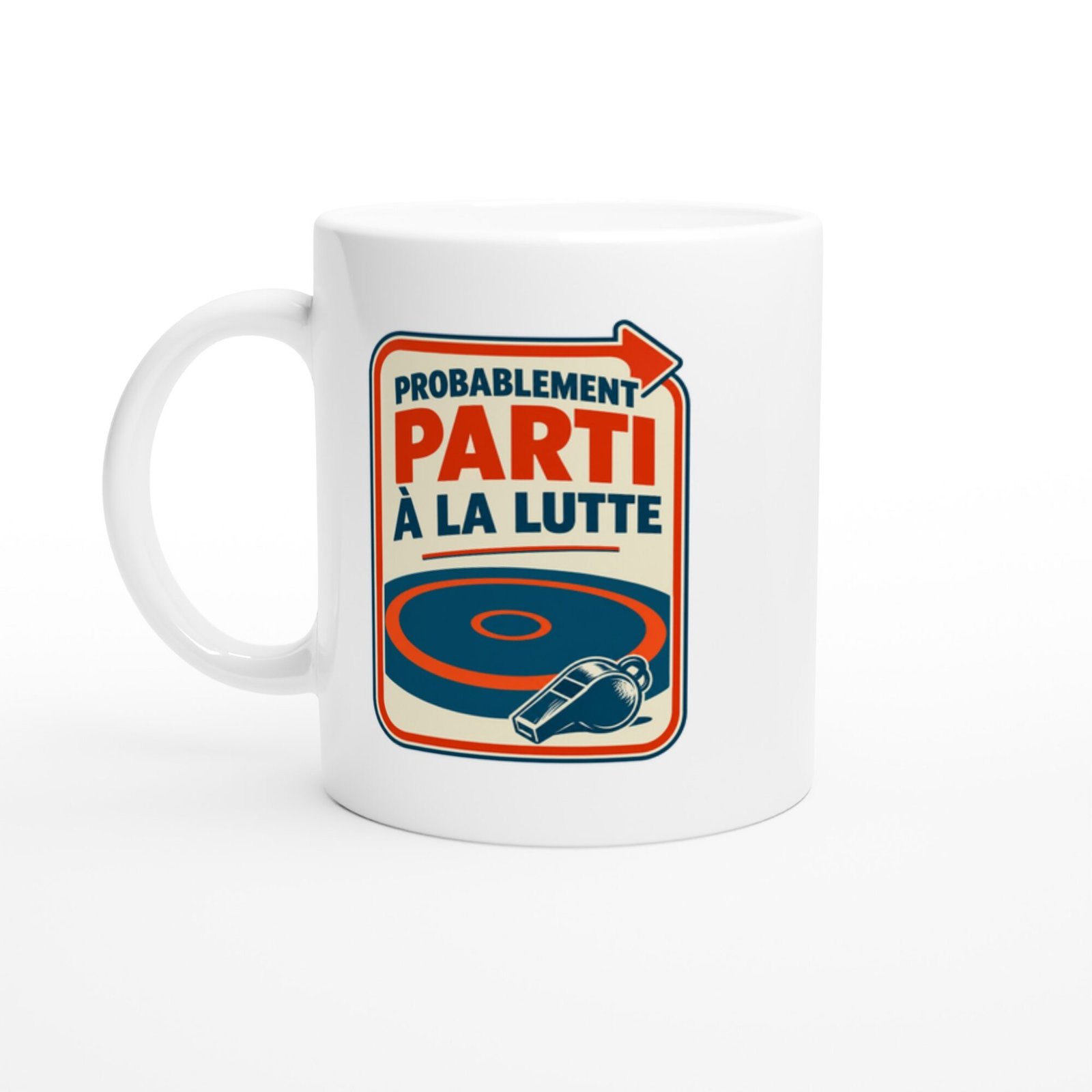 Mug Probablement Parti À La Lutte