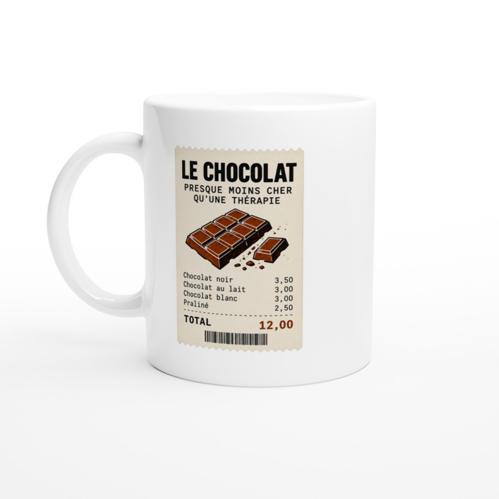 Mug Chocolat Presque Moins Cher Qu&rsquo;Une Thérapie