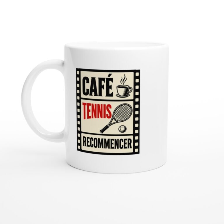 Mug Café Tennis Recommencer