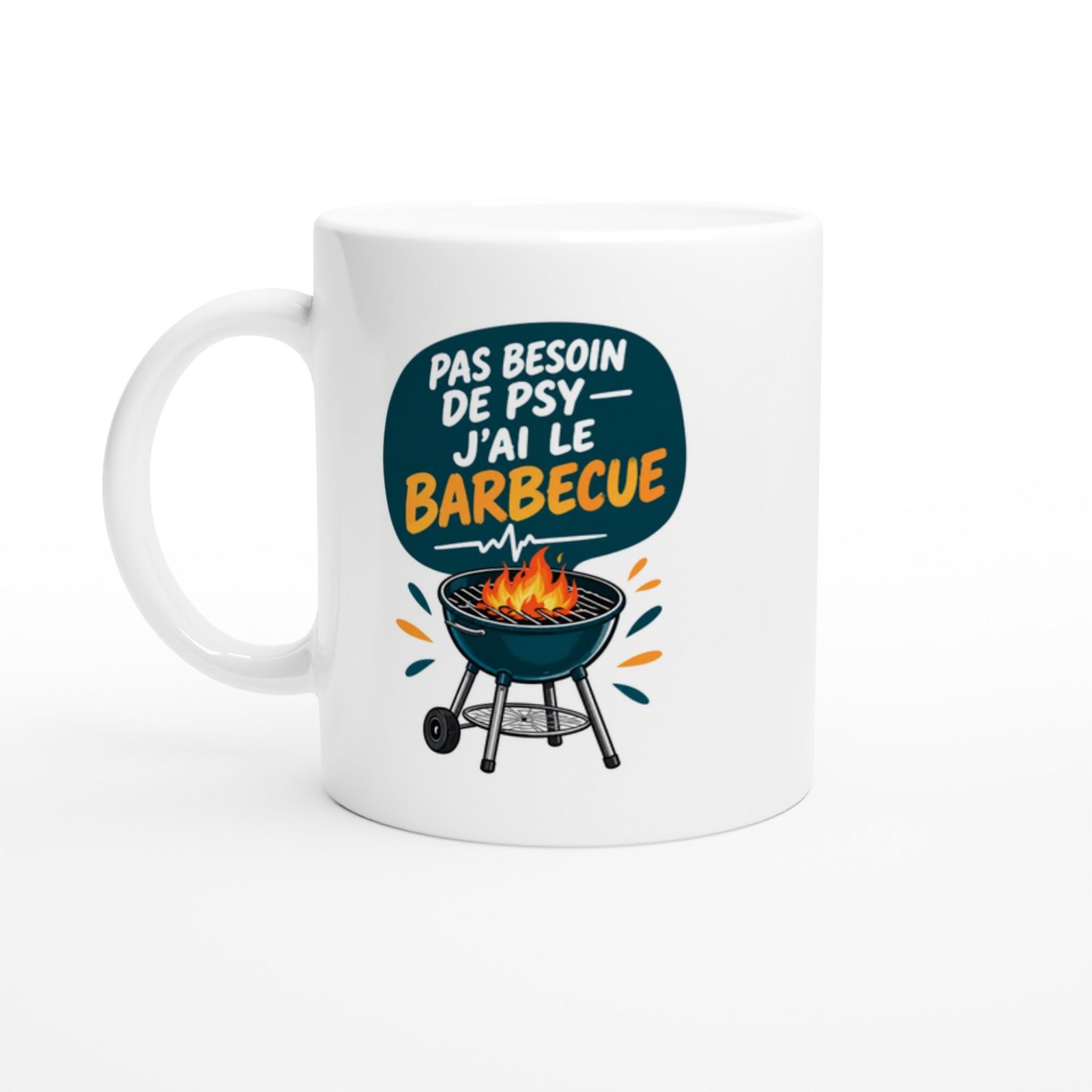 Mug Barbecue Pas Besoin De Psy J&rsquo;ai Le Barbecue