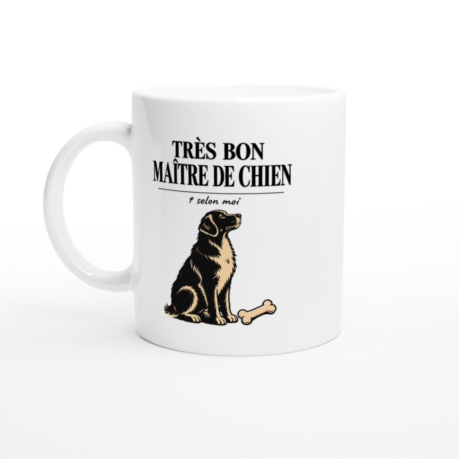 Mug Chien Très Bon Maître De Chien Selon Moi