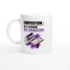 Mug Composition 60 % Plâtrerie 40 % Plâtre Dans Les Cheveux