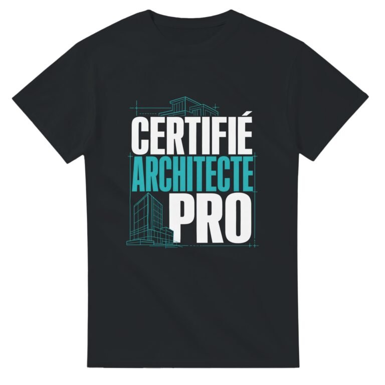 T shirt Certifié Architecte Pro