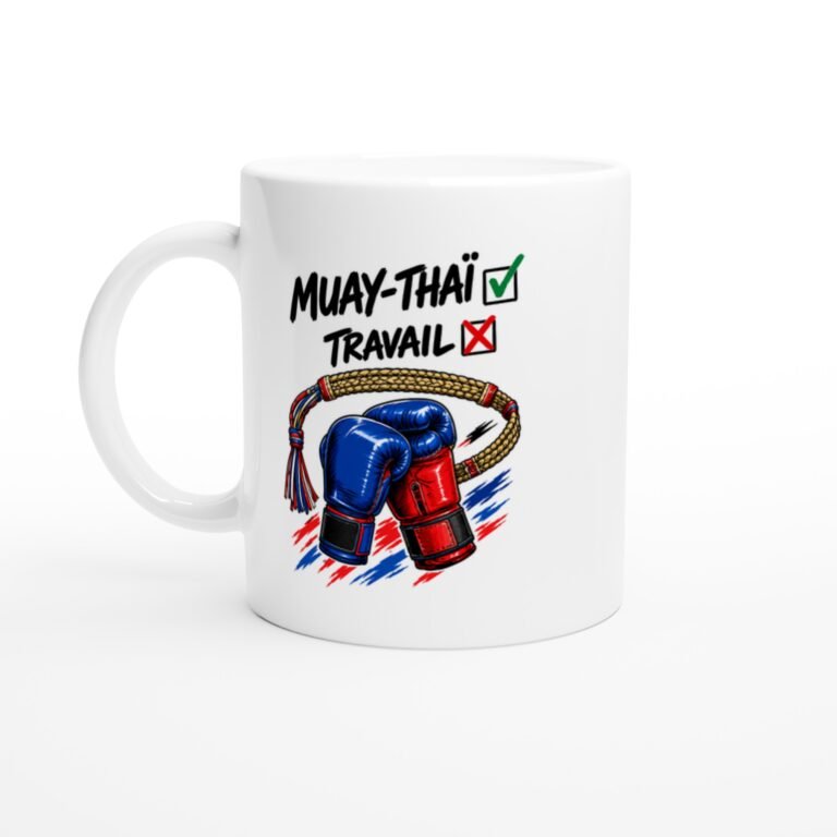 Mug Muay-Thaï Oui Travail Non
