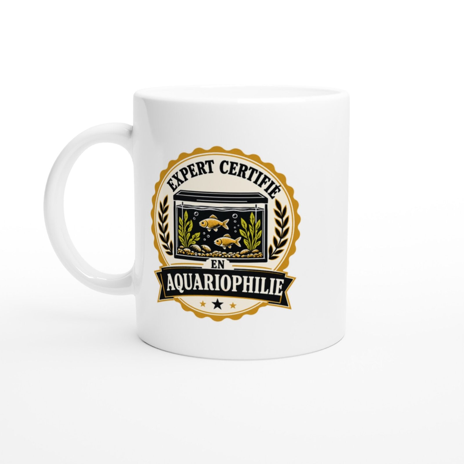 Mug Aquariophilie Expert Certifié En Aquariophilie