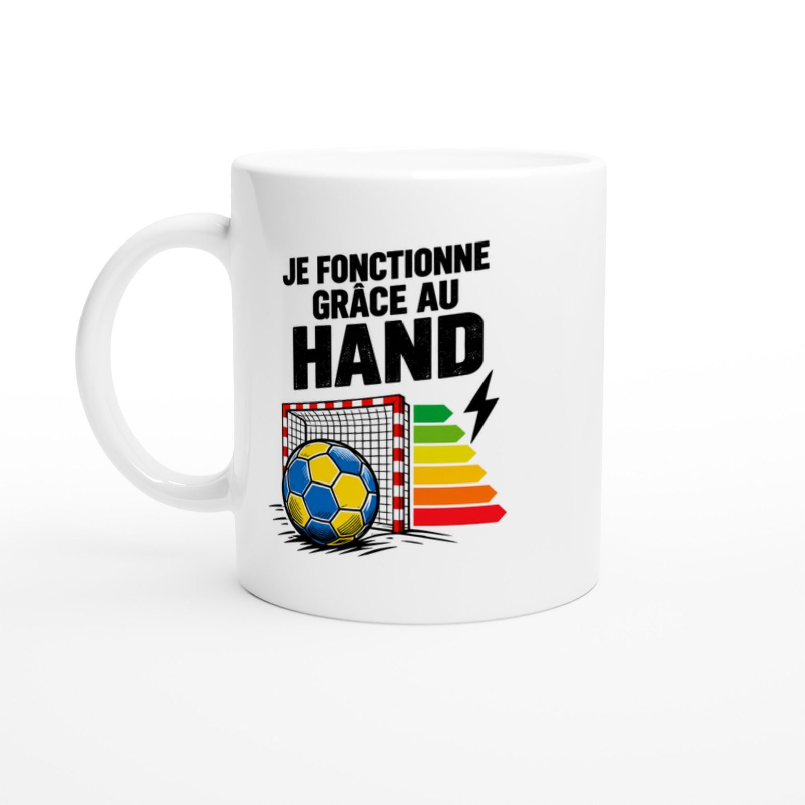 Mug Je Fonctionne Grâce Au Hand
