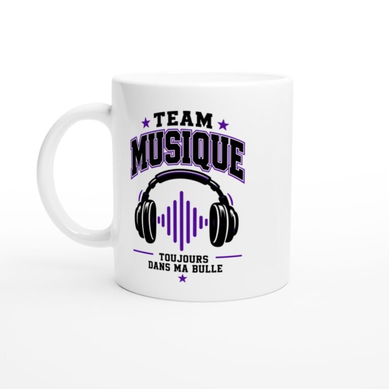 Mug Team Musique Toujours Dans Ma Bulle