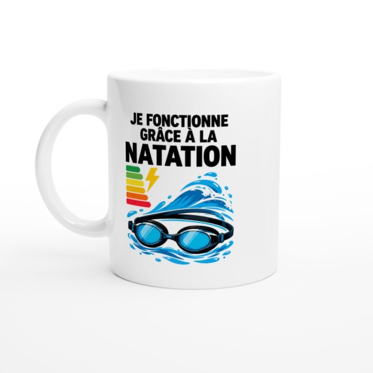 Mug Je Fonctionne Grâce À La Natation