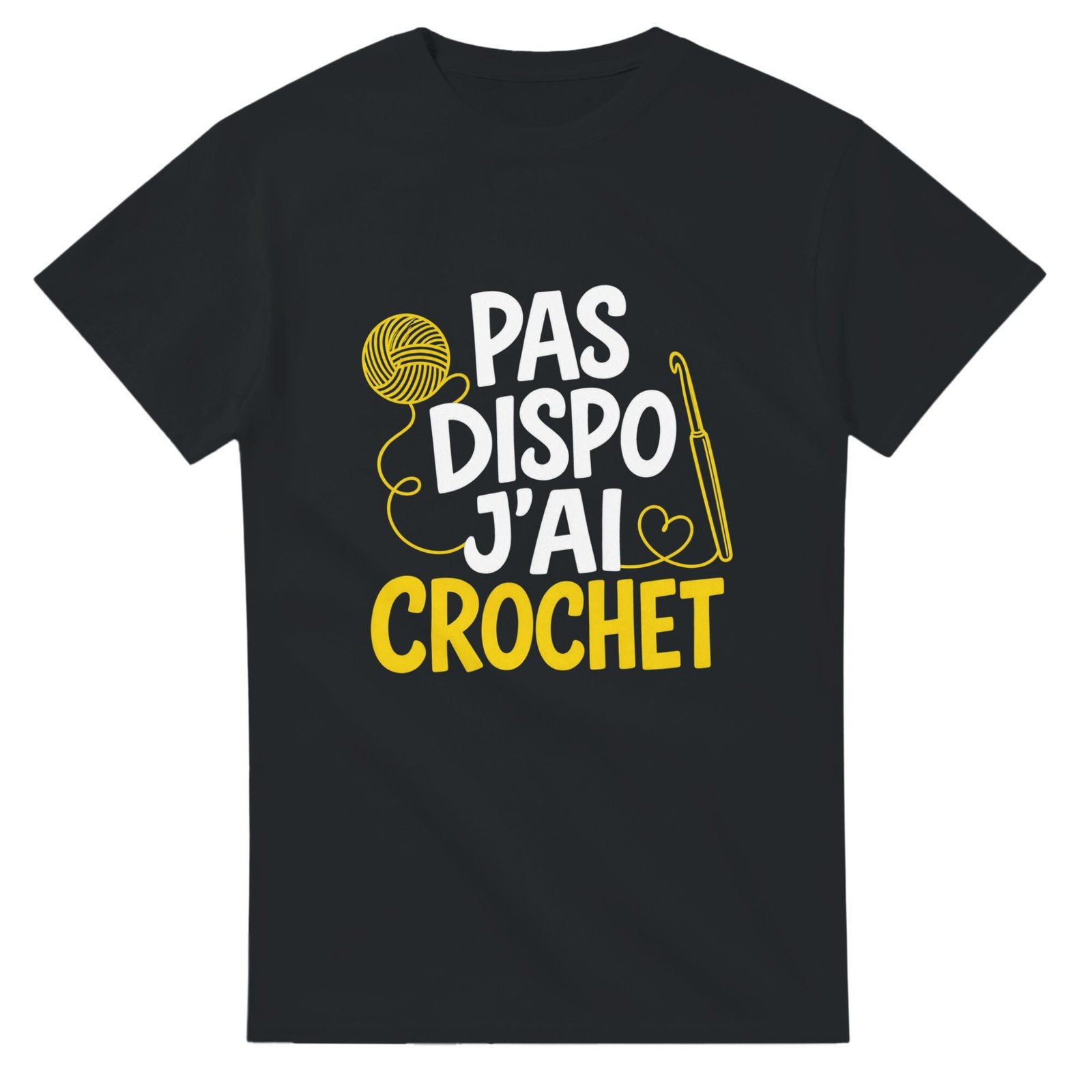 T shirt Pas Dispo J&rsquo;Ai Crochet