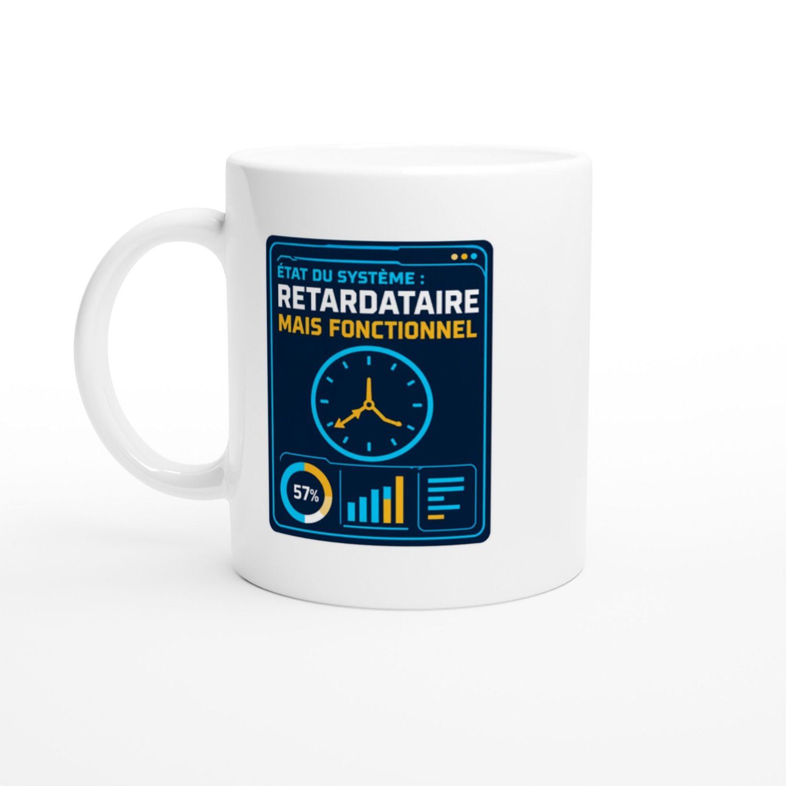 Mug État du Système Retardataire Mais Fonctionnel