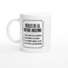 Mug Règles de la Voiture Ancienne On Ne Claque Pas les Portières On Ne Mange Pas Dedans