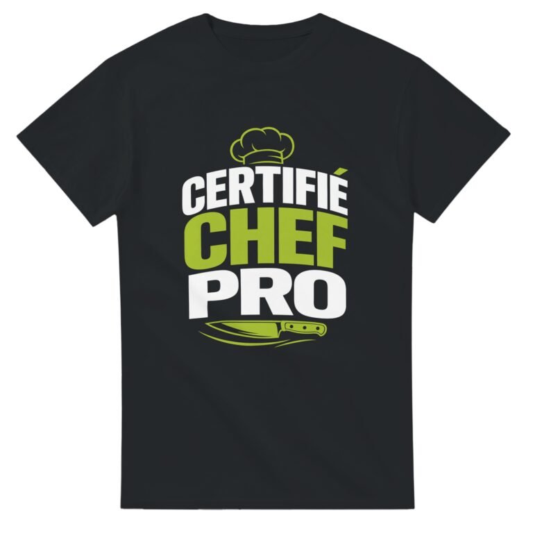 T shirt Certifié Chef Pro