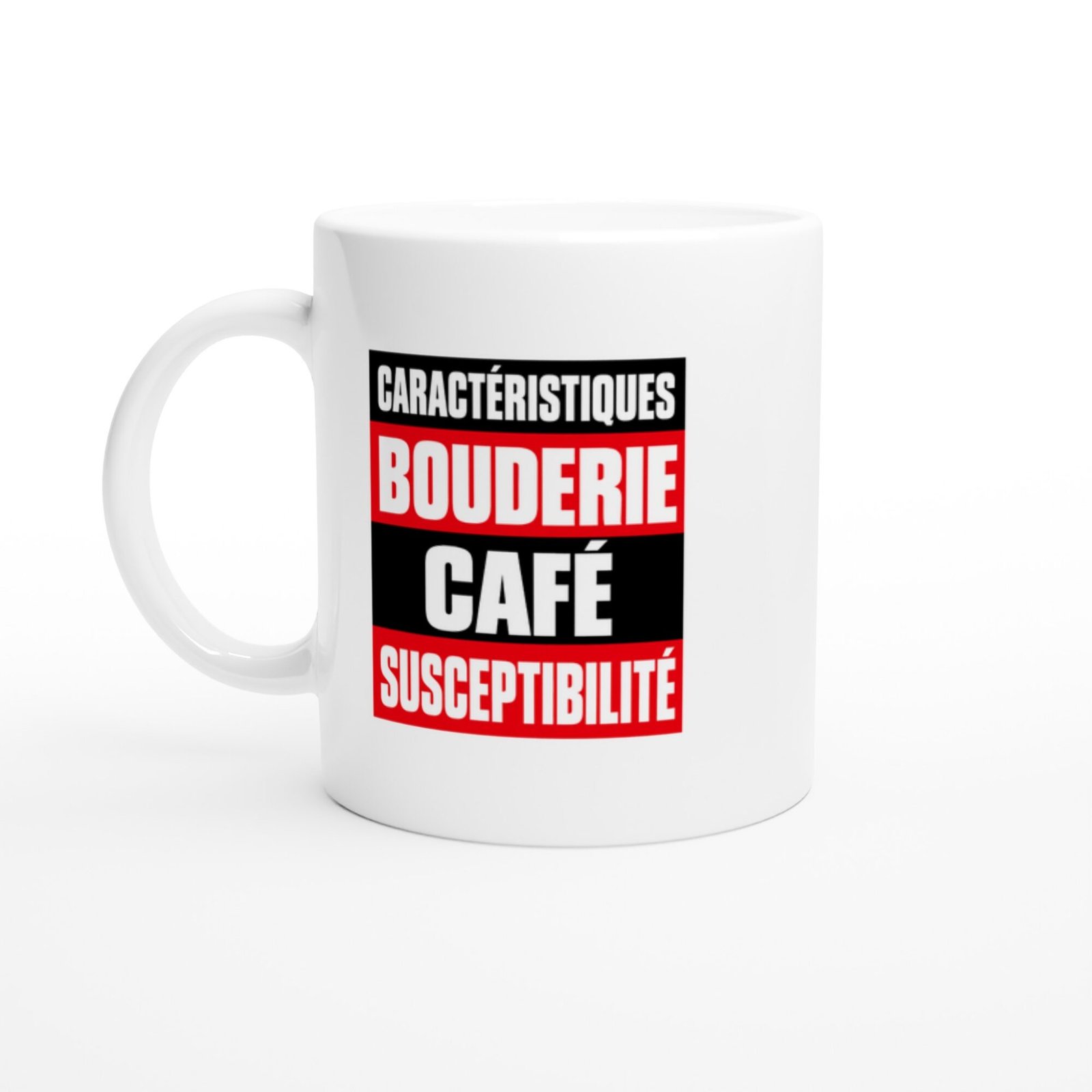 Mug Caractéristiques Bouderie Café Susceptibilité