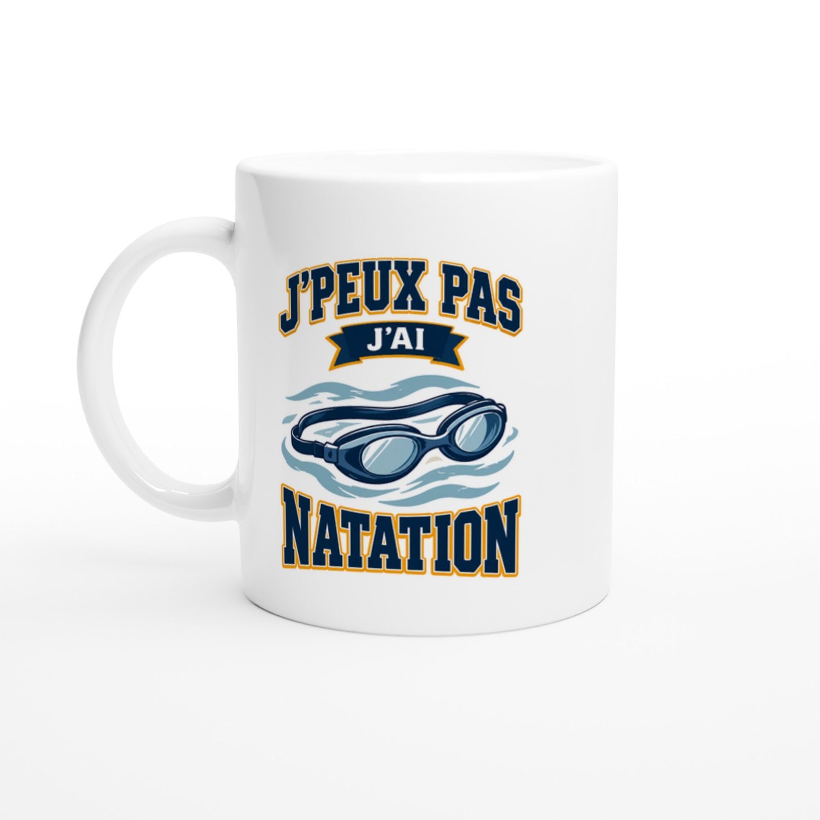 Mug J&rsquo;Peux Pas J&rsquo;Ai Natation