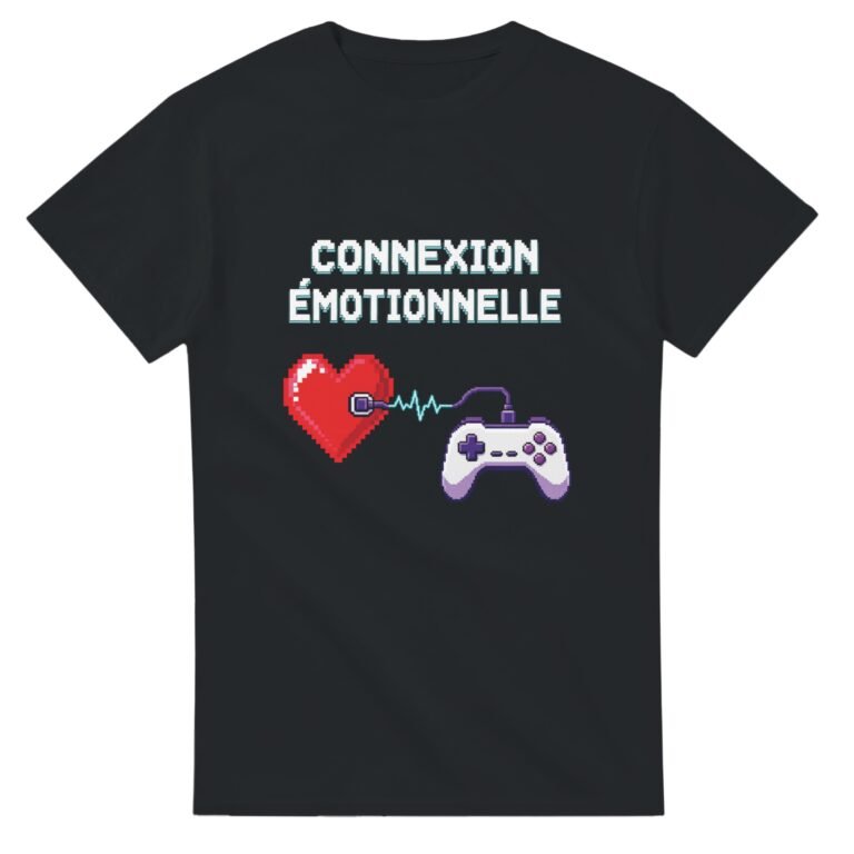 T shirt Gaming Connexion Émotionnelle