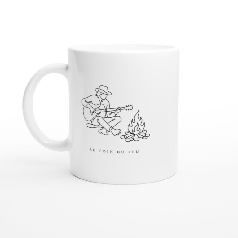 Mug Guitare au Coin du Feu