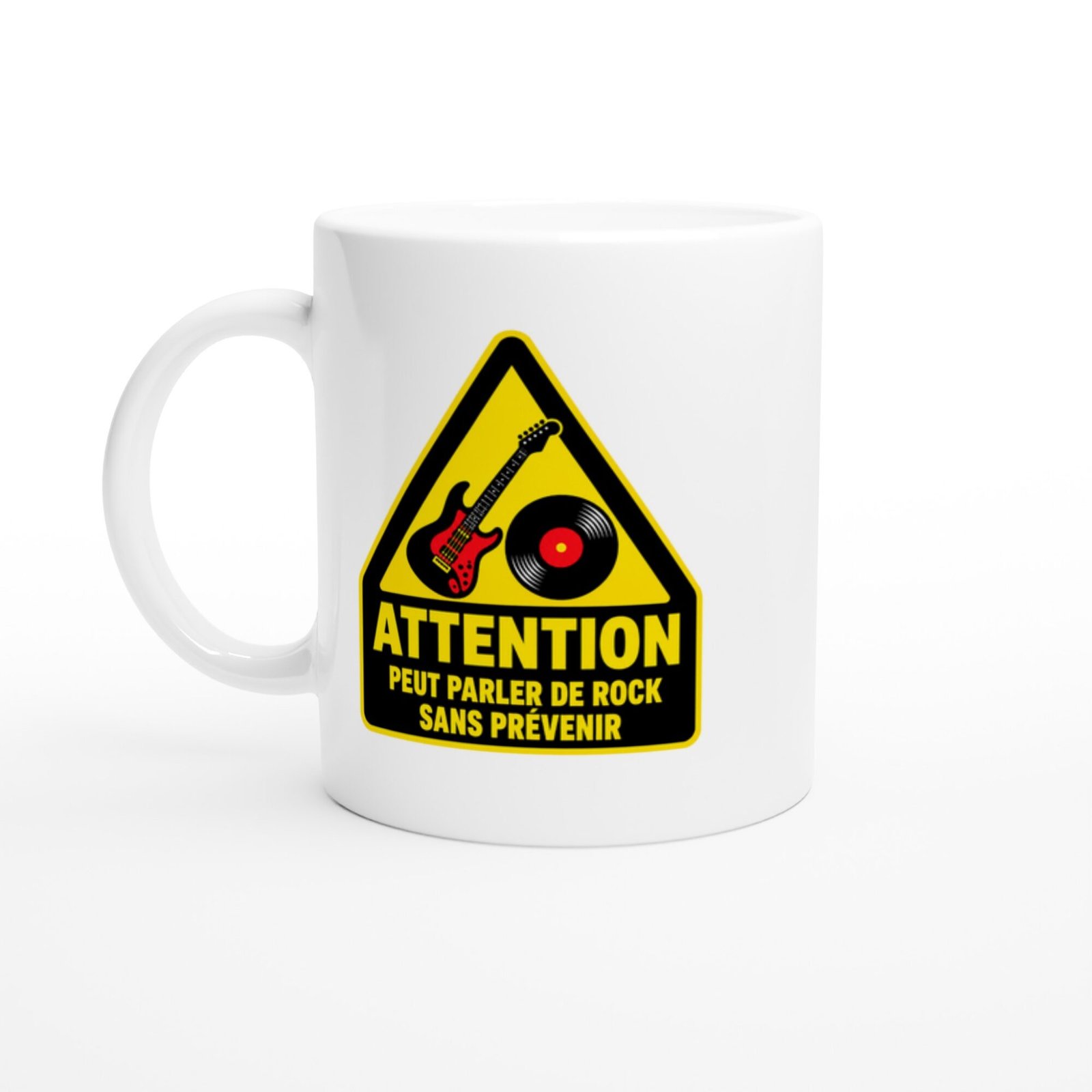 Mug Attention Peut Parler De Rock Sans Prévenir