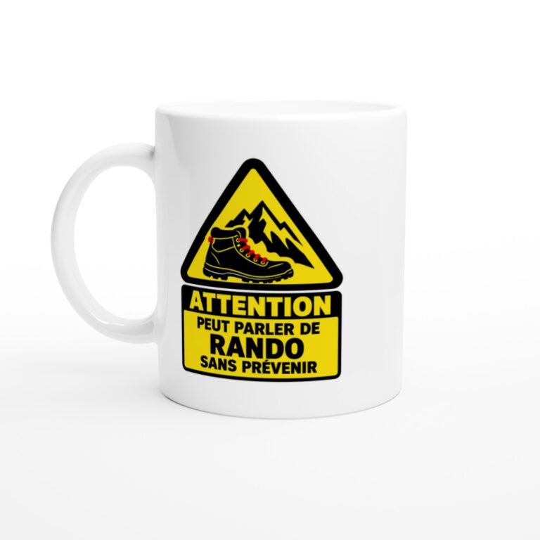 Mug Attention Peut Parler De Rando Sans Prévenir