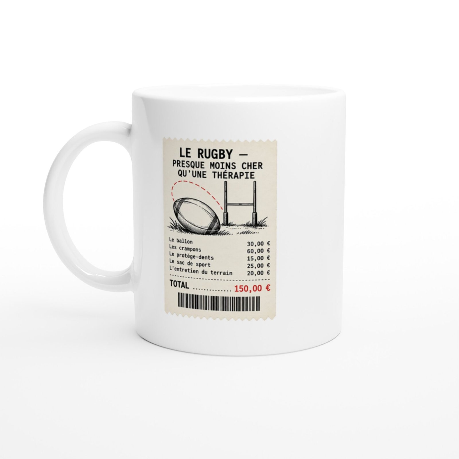 Mug Le Rugby Presque Moins Cher Qu&rsquo;Une Thérapie