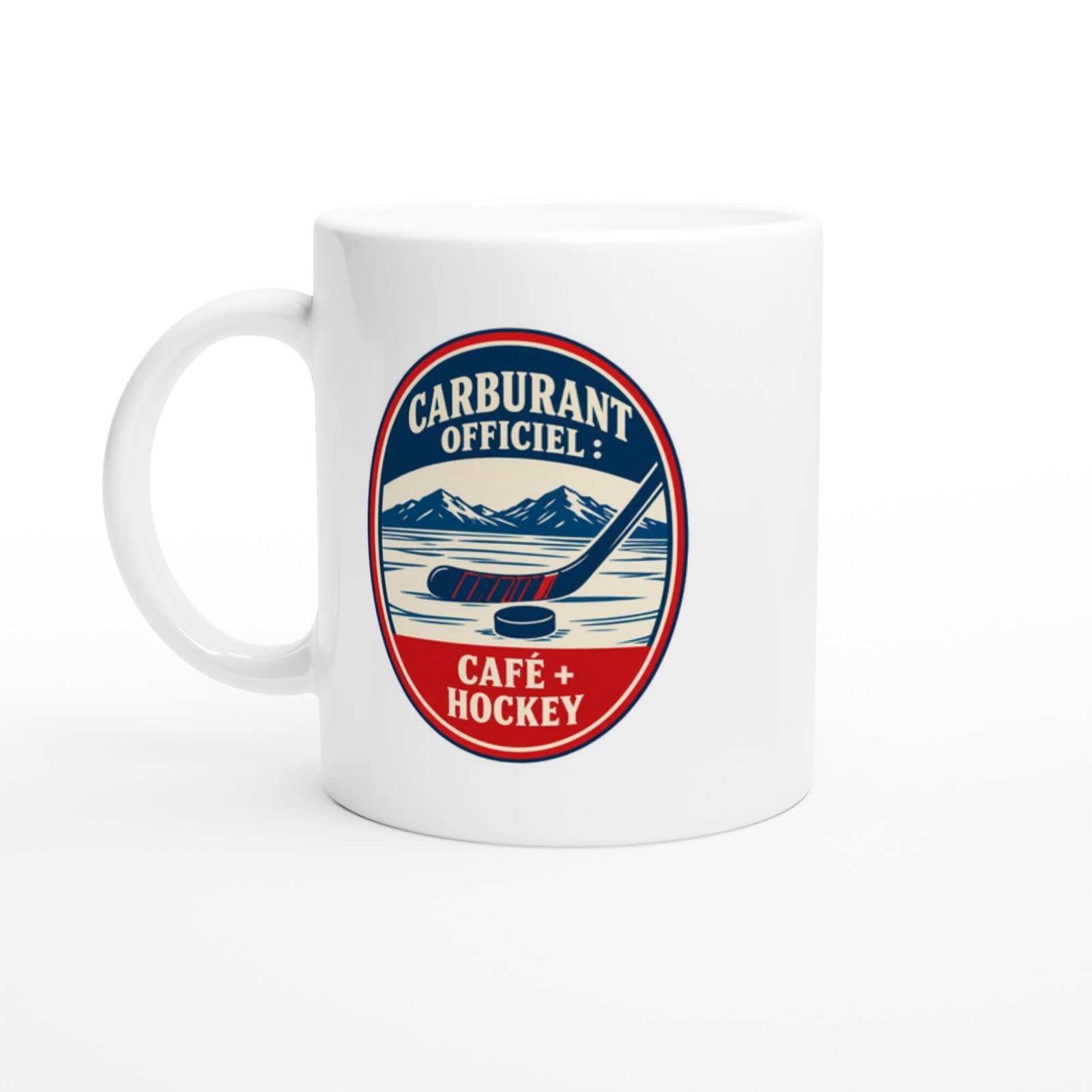 Mug Carburant Officiel Café + Hockey