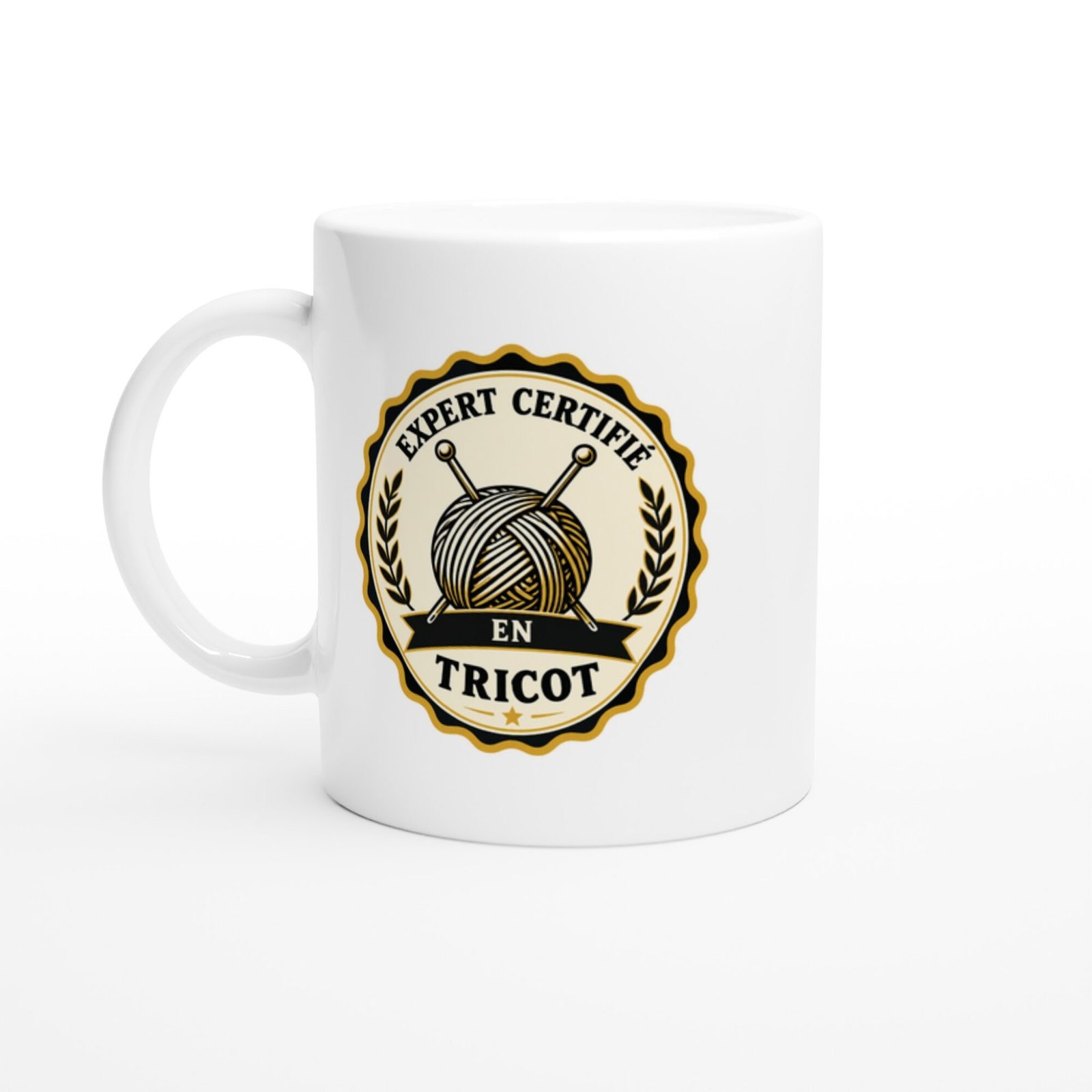 Mug Expert Certifié En Tricot