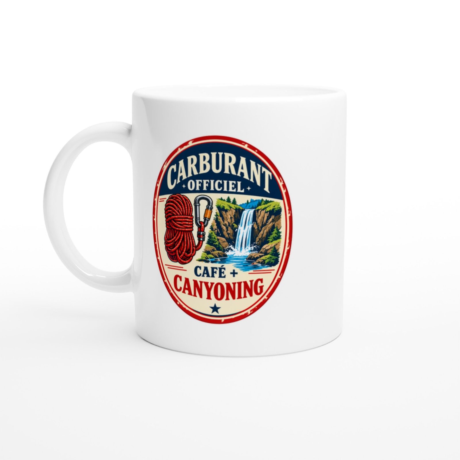 Mug Carburant Officiel Café + Canyoning