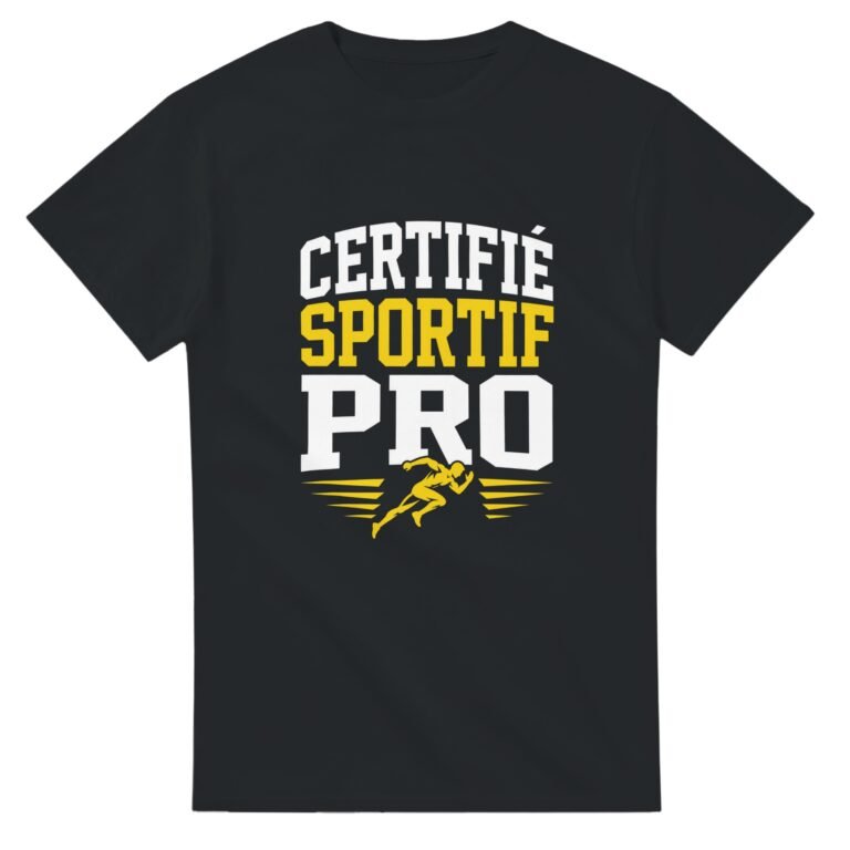 T shirt Certifié Sportif Pro