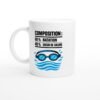Mug Composition 60 % Natation 40 % Odeur De Chlore
