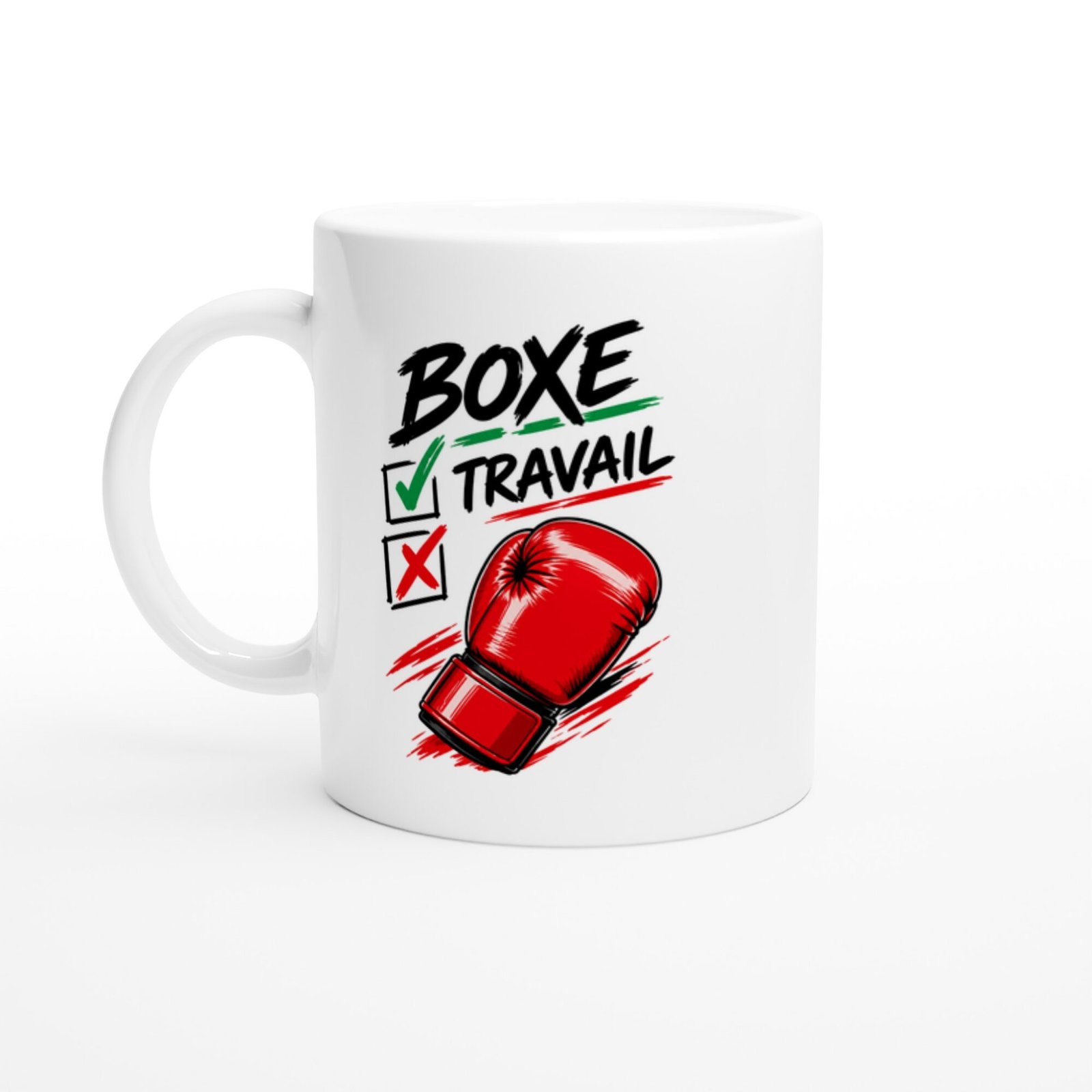 Mug Boxe Travail