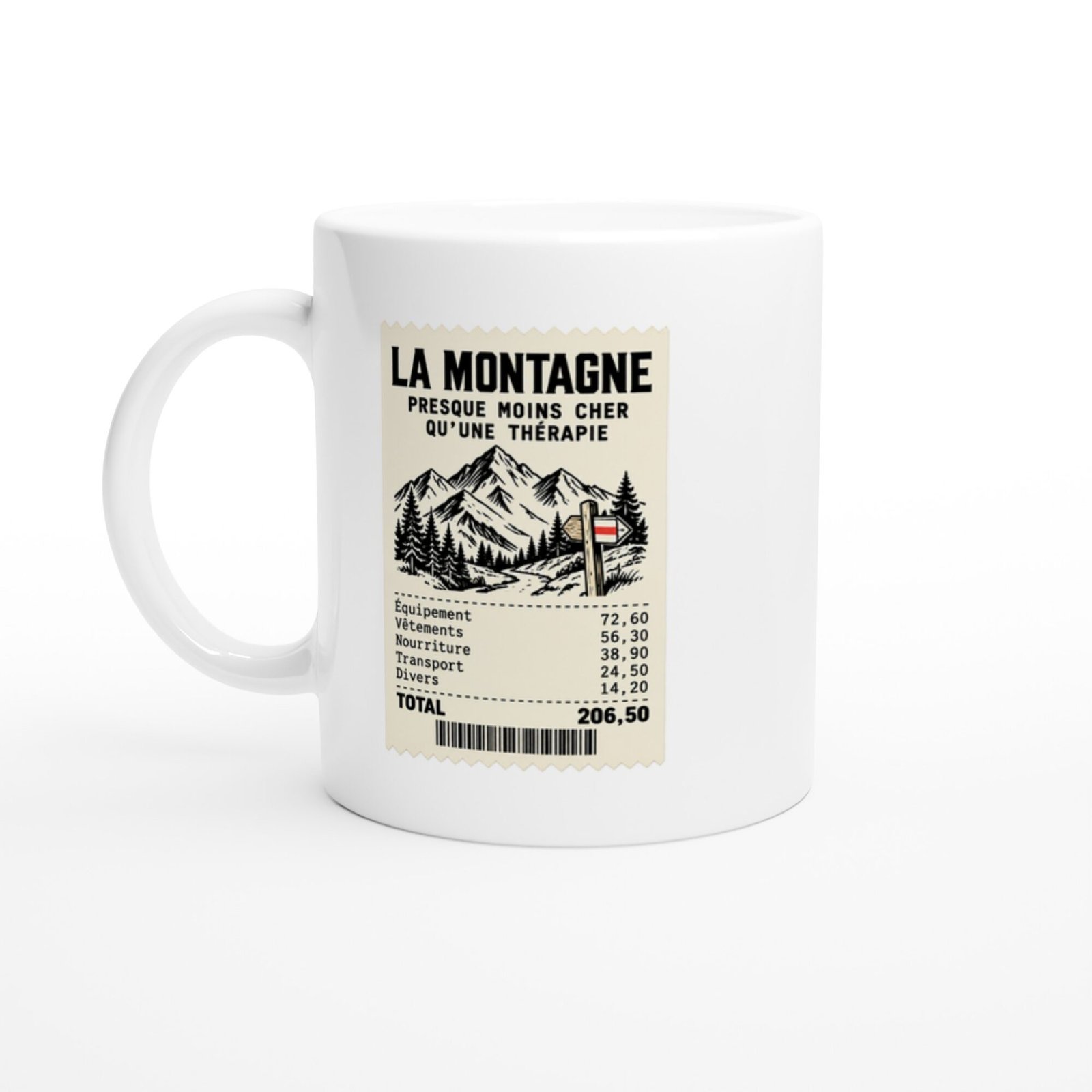 Mug Montagne Presque Moins Cher Qu&rsquo;Une Thérapie