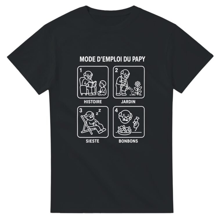 T shirt Mode d'Emploi du Papy